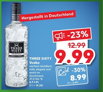 Kaufland DE Three Sixty Vodka tilbud