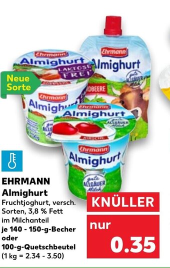 Kaufland Ehrmann Almighurt tilbud