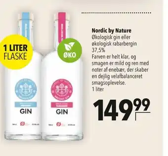 Citti Nordic by Nature økologisk Gin Eller økologisk Rabarbergin 37,5% tilbud