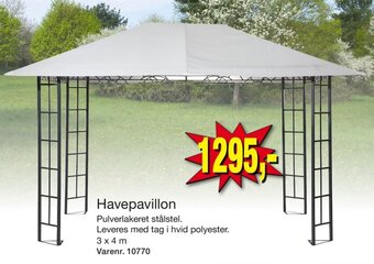 Harald Nyborg Havepavillon tilbud