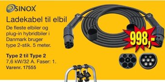Harald Nyborg Ladekabel til elbil tilbud