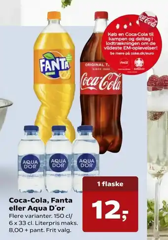 Dagli'Brugsen Coca-Cola, Fanta eller Aqua D'or tilbud