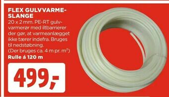 jem & fix Flex gulvvarmeslange tilbud