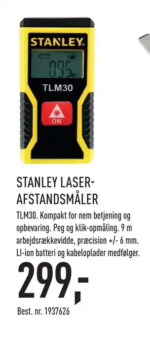Johannes Fog Stanley laserafstandsmåler tilbud