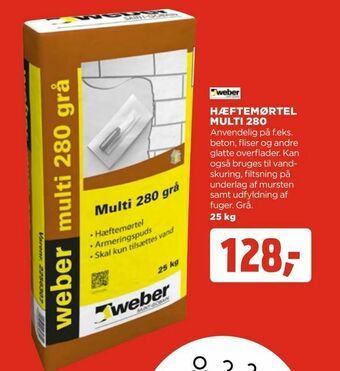 jem & fix Hæftemørtel multi 280 tilbud
