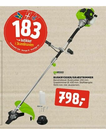 jem & fix Buskrydder/græstrimmer tilbud