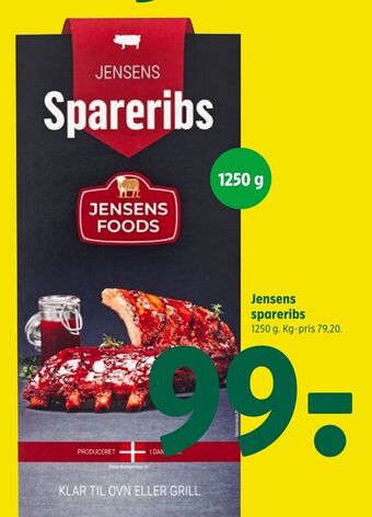 Coop 365 Jensens spareribs tilbud