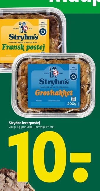Coop 365 Stryhns leverpostej tilbud