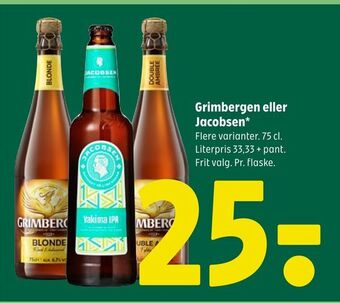 Coop 365 Grimbergen eller jacobsen tilbud