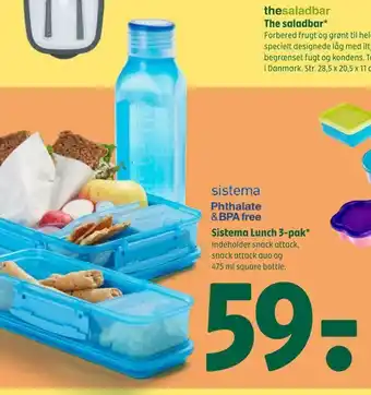 Coop 365 Sistema lunch 3-pak tilbud