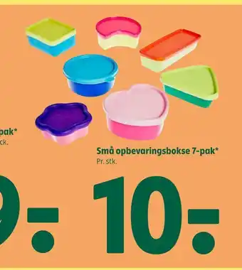 Små opbevaringsbokse 7-pak