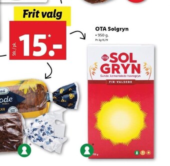 Lidl Ota solgryn tilbud