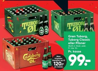 Bilka Grøn Tuborg, Tuborg Classic eller Pilsner tilbud