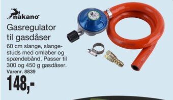 Harald Nyborg Nakano Gasregulator til gasdåser tilbud