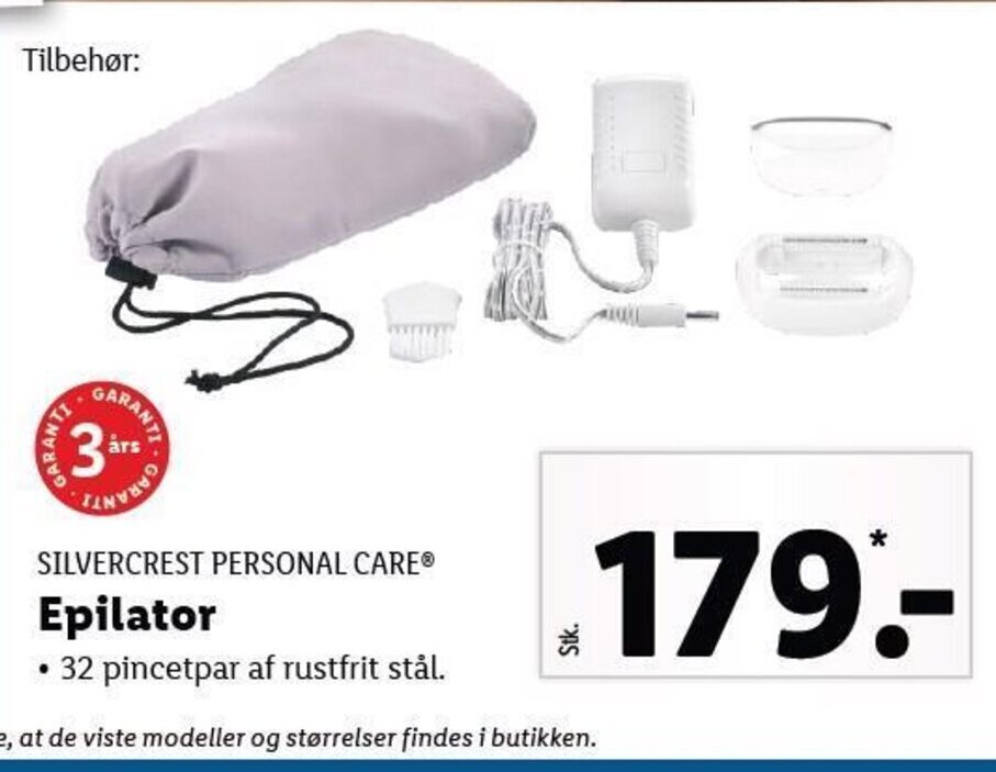 Epilator tilbud hos Lidl
