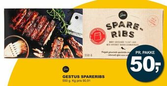 Let-Køb Gestus spareribs tilbud