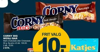 Let-Køb Corny big müsli bar tilbud