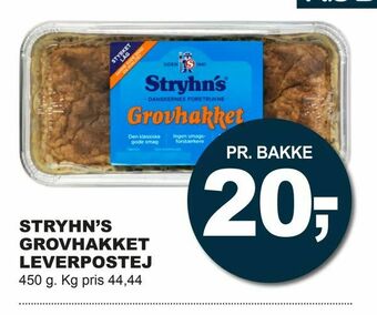 Let-Køb Stryhn's grovhakket leverpostej tilbud