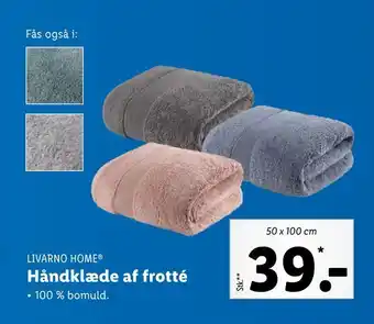 Lidl Håndklæde af frotté tilbud