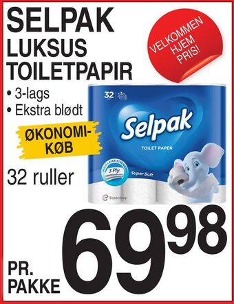 ABC Lavpris Selpak luksus toiletpapir tilbud