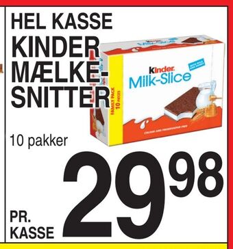 ABC Lavpris Kinder mælkesnitter tilbud