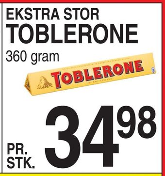 ABC Lavpris Toblerone tilbud