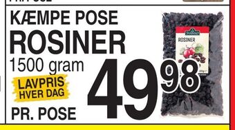 ABC Lavpris Rosiner tilbud