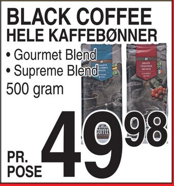Black coffee