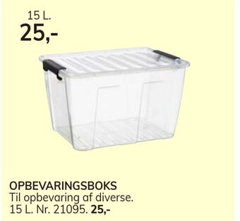 Opbevaringsboks