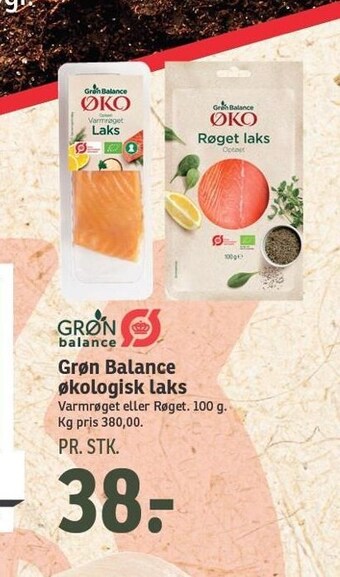 SPAR Grøn balance økologisk laks tilbud