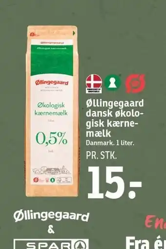 SPAR Øllingegaard dansk økologisk kærnemælk tilbud