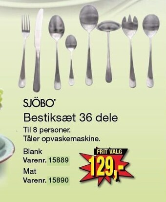Harald Nyborg Bestiksæt 36 dele tilbud
