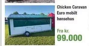 Chicken caravan euro mobilt hønsehus