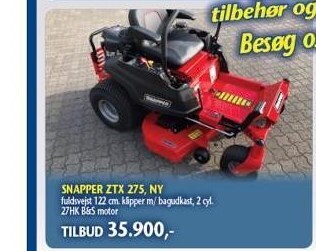 Snapper best sale ztx 275