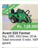 Fritidsmarkedet Avant 520 farmer tilbud
