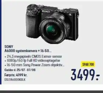 Sony A6000 Systemkamera +16-50