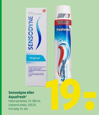 Sensodyne tandpasta