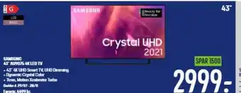 Samsung 43 AU9075 4k Led Tv