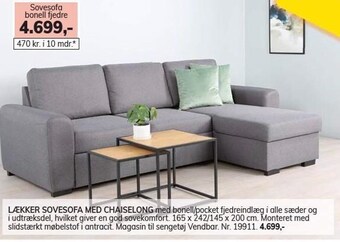 Daells Bolighus Sovesofa tilbud