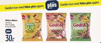 Føtex Malaco slikpose tilbud