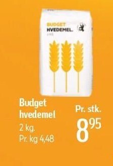 Budget hvedemel