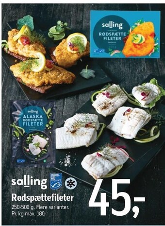 Rødspættefileter