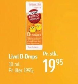 Føtex Livol d-drops tilbud