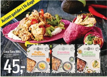 Føtex Loco taco bbq tilbud