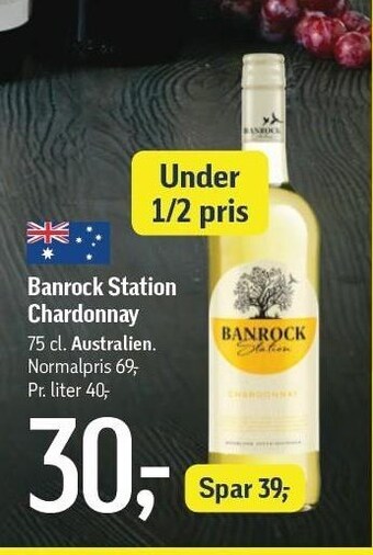 Føtex Banrock station chardonnay tilbud