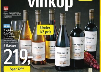 Føtex Trapiche oak cask tilbud
