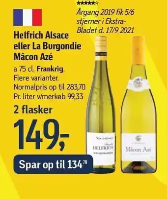 Føtex Helfrich alsace el. la burgondie mâcon azé tilbud