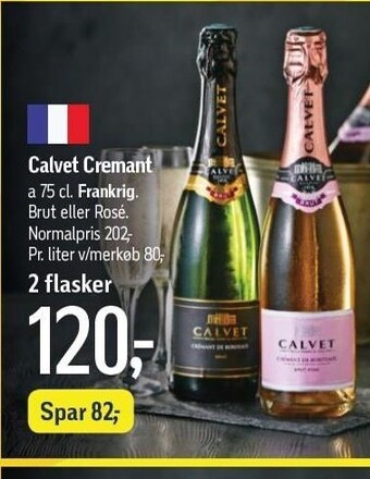 Føtex Calvet cremant tilbud