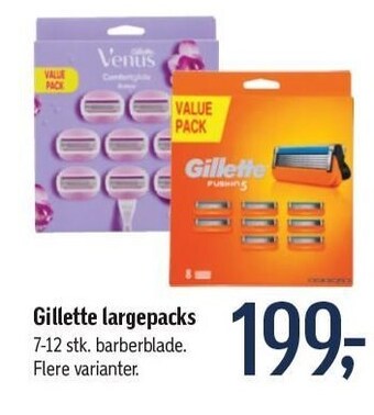 Føtex Gillette largepacks tilbud