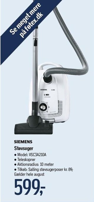 Føtex Siemens støvsuger tilbud